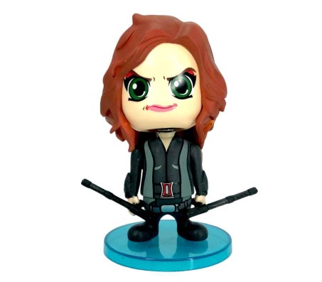 Black Widow Action Figure 10 cm Bobblehead Collectible for Office Desk & Study Table, Car Dashboard, Decoration and Cake Topper Toys for Fans