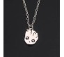 Guardians of The Galaxy Baby Groot Face Silver Pendant Necklace Fashion Jewellery Accessory for Men and Women
