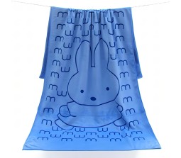 Microfibre Soft Cotton 50x100cm Bath Towels Extra Soft Towel Quick Dry Strong Water Absorbent Bathing Towel For Baby Infants 0-12 Months New Born Babies Boys Girls Kids Blue