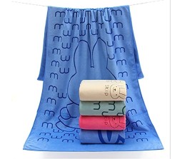 Microfibre Soft Cotton 60x120cm Bath Towels Extra Soft Towel Quick Dry Strong Water Absorbent Bathing Towel For Baby Infants 0-12 Months New Born Babies Boys Girls Kids Multicolor