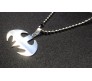 Batman Logo Inspired Pendant Necklace Fashion Jewellery Accessory for Men and Boys