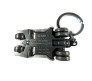 Batmobile Keychain Grey Car of Batman Metal Keychain for Car Bike Men Women Key Ring Key Chain WG