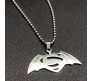 Batman Vs Superman Logo Inspired Pendant Necklace Fashion Jewellery Accessory for Men and Boys