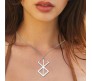 Anime Berserk Rune Viking Berserker Rage Anger Necklace Accessory for Men and Women Anime Cosplay Accessories Collectible