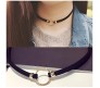 Black Velvet Neck Choker Necklace Simple Boho Punk Choker Collar Western Goth Necklace for Girls & Women DC1