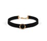 Black Velvet Neck Choker Necklace Simple Boho Punk Choker Collar Western Goth Necklace for Girls & Women DC3C