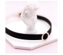 Black Velvet Neck Choker Necklace Simple Boho Punk Choker Collar Western Goth Necklace for Girls & Women DC3C