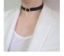 Black Velvet Neck Choker Necklace Simple Boho Punk Choker Collar Western Goth Necklace for Girls & Women DC3C