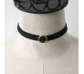 Black Velvet Neck Choker Necklace Simple Boho Punk Choker Collar Western Goth Necklace for Girls & Women DC3C