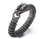 Dragon Scale GOT 12" mm Copper Bracelet with Hook Buckle Totem Black Vintage Heavy Weight Retro Style Mens Bracelet 22cm
