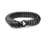 Dragon Scale GOT 12" mm Copper Bracelet with Hook Buckle Totem Black Vintage Heavy Weight Retro Style Mens Bracelet 22cm