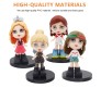 Set of 8 Blackpink Girl Music Band Action Figure Doll Set Or Cake Topper Decoration Merchandise Show piece Pop Stars to Keep in Office Desk Table Gift Toys Multicolor