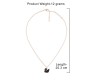 Elegant Black Swan Pendant with Rhinestone Rose Gold Plated Necklace - Graceful Swan Chain for Women and Girls