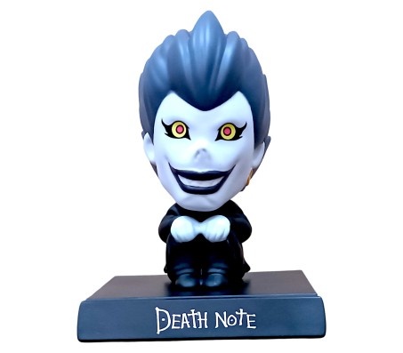 Ryuk Bobble Head for Death Anime Note Car Dashboard with Mobile Holder Action Figure Toys Collectible Bobblehead Showpiece For Office Desk Toy For Kids and Adults Multicolor