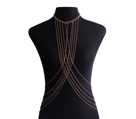 Gold Necklace Body Chain Body Jewelry Bikini Sexy Chains for Women and Girls D2