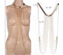 Gold Necklace Body Chain Body Jewelry Bikini Sexy Chains for Women and Girls