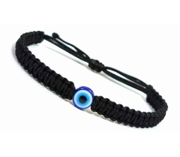 Black Thread Evil Eye Bracelet Adjustable Nazar Battu Devil Protection Original For Boys and Men