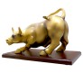 Dalal Street Charging Bull Statue - 12 Inch Bronze Bull Showpiece for Stock Market Enthusiasts