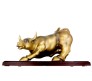 Dalal Street Charging Bull Statue - 12 Inch Bronze Bull Showpiece for Stock Market Enthusiasts