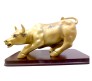 Dalal Street Charging Bull Statue - 9 Inch Bronze Bull Showpiece for Stock Market Enthusiasts