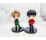 Set of 7 Kpop BTS Tiny Tans Action Figure Set Or Cake Topper Decoration Merchandise Showpiece for BTS Army to Keep in Office Desk Table Gift Kpop Lovers Toys D6 Multicolor