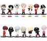 Set of 7 Kpop BTS Tiny Tans Action Figure Set Or Cake Topper Decoration Merchandise Showpiece for BTS Army to Keep in Office Desk Table Gift Kpop Lovers Toys D3 Multicolor