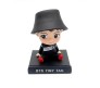 Jungkook BTS Bobble Head for Car Dashboard with Mobile Holder Action Figure Toys Collectible Bobble Showpiece For Office Desk Table Top Toy For Kids and Adults Multicolor