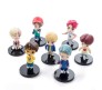 Set of 7 Kpop BTS Tiny Tans Action Figure Set Or Cake Topper Decoration Merchandise Showpiece for BTS Army to Keep in Office Desk Table Gift Kpop Lovers Toys D1 Multicolor