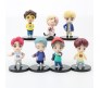 Big Size 10 CM Set of 7 Kpop BTS Tiny Tans Action Figure Set Or Cake Topper Decoration Merchandise Showpiece for BTS Army to Keep in Office Desk Table Gift Kpop Lovers Toys D1 Multicolor