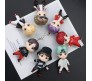 Set of 7 Kpop BTS Tiny Tans Action Figure Set Or Cake Topper Decoration Merchandise Showpiece for BTS Army to Keep in Office Desk Table Gift Kpop Lovers Toys D2 Multicolor