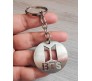 KPOP BTS Army Round Metal Carved Circle With Logo Keychain Key Chain for Car Bikes Key Ring