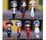 Set of 7 Kpop BTS Tiny Tans Action Figure Set Or Cake Topper Decoration Merchandise Showpiece for BTS Army to Keep in Office Desk Table Gift Kpop Lovers Toys DQ Multicolor 