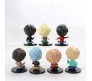 Set of 7 Kpop BTS Tiny Tans Action Figure Set Cake Topper Decoration BTS Army