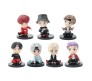 Big Size 10 cm Set of 7 Kpop BTS Tiny Tans Action Figure Set Or Cake Topper Decoration Merchandise Showpiece for BTS Army to Keep in Office Desk Table Gift Kpop Lovers Toys D4 Multicolor