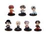 Set of 7 Kpop BTS Tiny Tans Action Figure Set Or Cake Topper Decoration Merchandise Showpiece for BTS Army to Keep in Office Desk Table Gift Kpop Lovers Toys D4 Multicolor