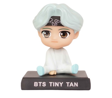 Bobble Head BTS Suga for Car Dashboard Action Figure Toys Bobblehead Showpiece