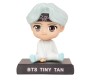 Bobble Head BTS Suga for Car Dashboard Action Figure Toys Bobblehead Showpiece