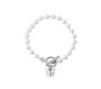 Girls Butterfly White Pearl Stretch Adjustable Pearls Bracelet Fashion Hand Accessories Charm Bracelets For Girls and Women