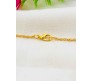Gold Chain Plated Dark Pink Butterfly Pendant Necklace for Women and Girls