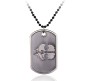 Call of Duty Dog Tag Inspired Dog Tag Gaming COD Ghost Game Grey Pendant Necklace For Boys and Men