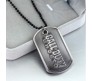 Call of Duty Dog Tag Inspired Dog Tag Gaming COD Ghost Game Grey Pendant Necklace For Boys and Men