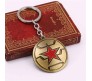 Captain America Metal Keychain Shield Design Key Chain for Car Bikes Key Ring