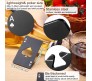 4Pcs Casino Poker Bottle Opener Bar Tool Beer Fancy Stylish Creative Card Shape Openers Metal Cap Soda Stainless Steal Cocktail Wine Bottle Accessories Unique Ace of Spade Wallet Size