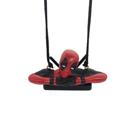 Hanging Dead Pool Action Figure for Office Desk for Car Dashboard Rear Mirrors Office Desks & Study Tables Rearview Mirror Swinging Toy D3