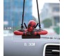 Hanging Dead Pool Action Figure for Office Desk for Car Dashboard Rear Mirrors Office Desks & Study Tables Rearview Mirror Swinging Toy D3