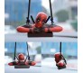 Hanging Dead Pool Action Figure for Office Desk for Car Dashboard Rear Mirrors Office Desks & Study Tables Rearview Mirror Swinging Toy D3