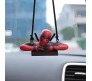 Hanging Dead Pool Action Figure for Office Desk for Car Dashboard Rear Mirrors Office Desks & Study Tables Rearview Mirror Swinging Toy D3