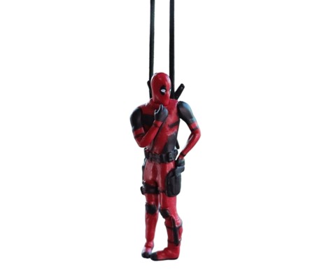 Hanging Dead Pool Action Figure for Office Desk for Car Dashboard Rear Mirrors Office Desks & Study Tables Rearview Mirror Swinging Toy D2
