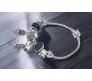 Charismatic Charms Bracelets for Women Pandora Black White Evil Eye Hand Charm Bracelet for Girls