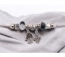 Charismatic Charms Bracelets for Women Pandora Black White Evil Eye Hand Charm Bracelet for Girls